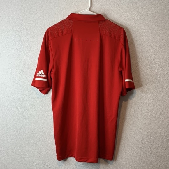 Adidas NCAA Sideline Climachill Nebraska Polo sz Large-Tall - Picture 4 of 6